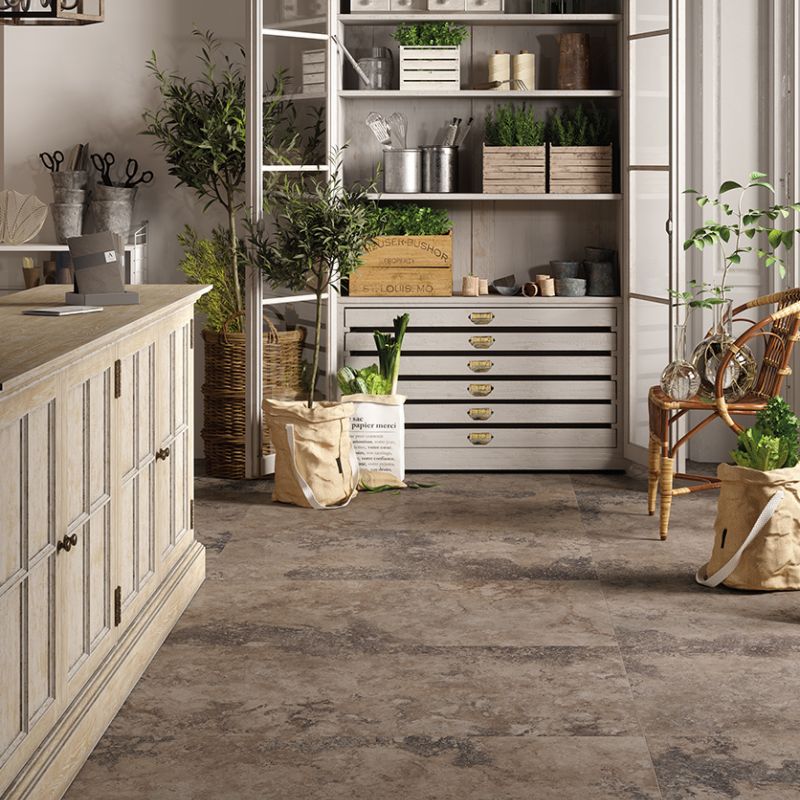 Unique Travertine Ancient Chocolate