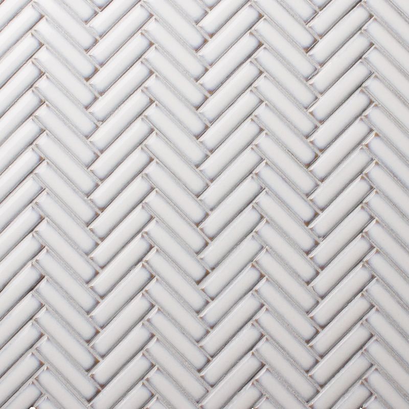 Artisan Mosaics Old White Herringbone