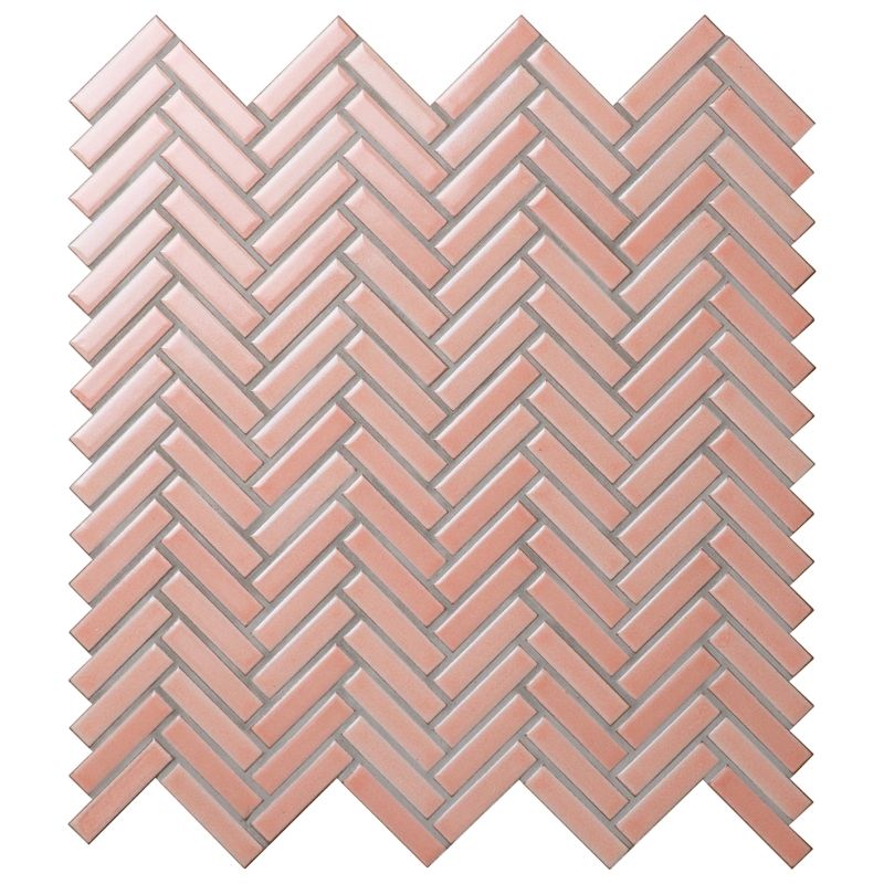 Artisan Mosaics Blush Herringbone