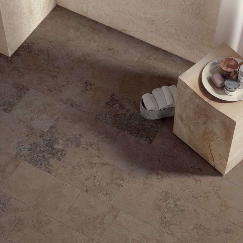 Unique Travertine Ancient Opus Chocolate
